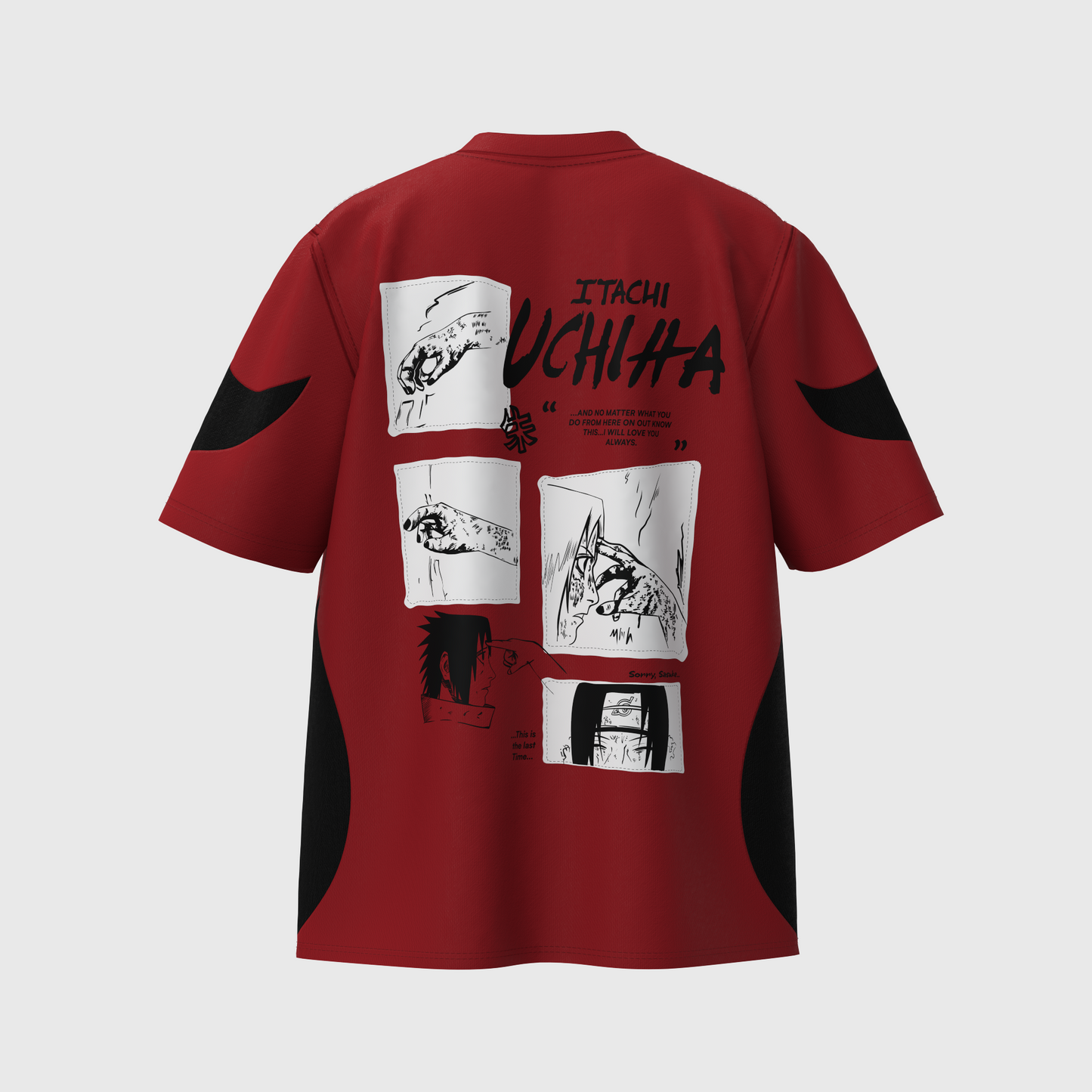 (Pre-order) Itachi Uchiha “Final Goodbye” Oversized Tee