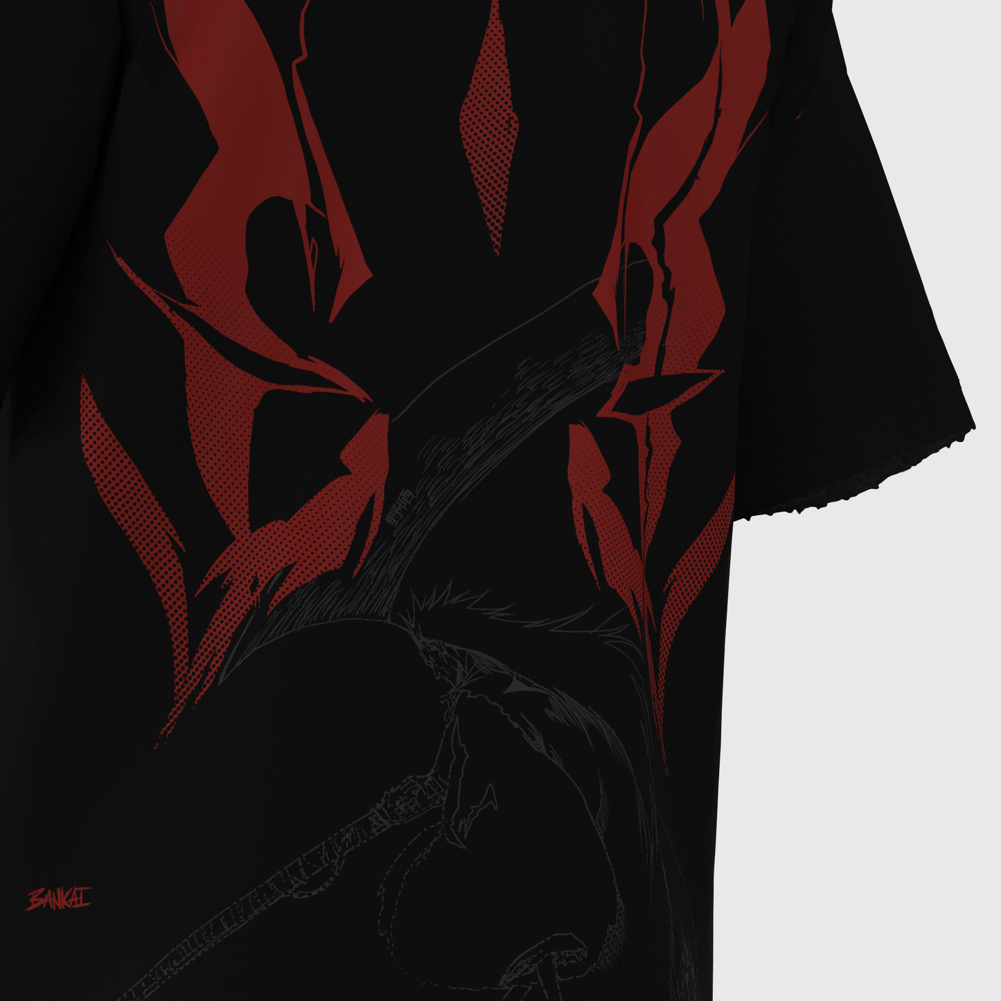 Kenpachi Zaraki Weathered Bone Tee
