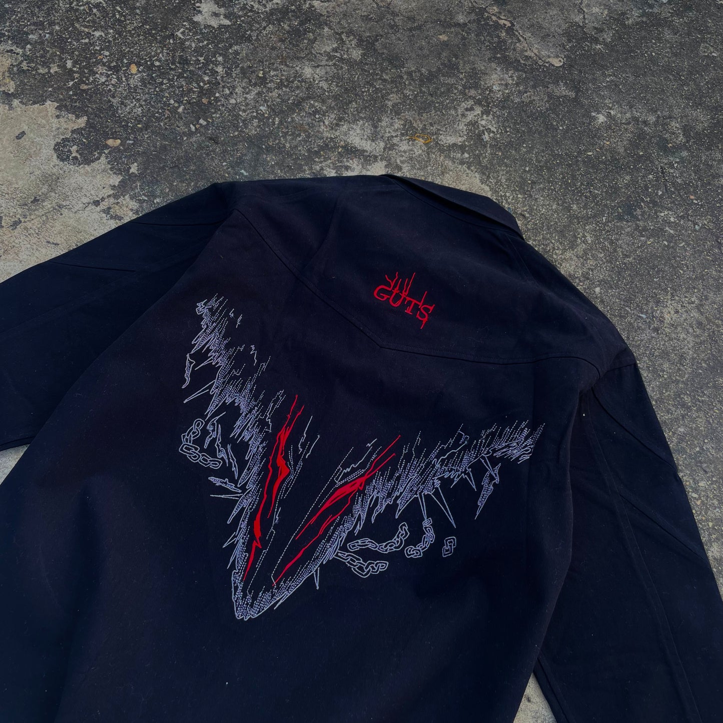 Guts Black Shirt - Beserk