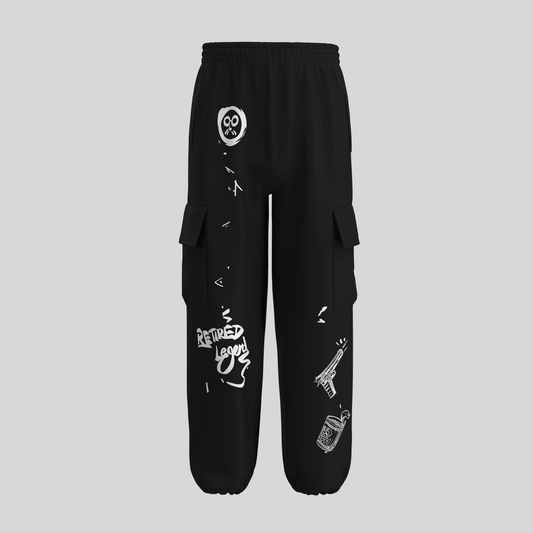 Sakamoto Days – “Retired Legend” Cargo Joggers