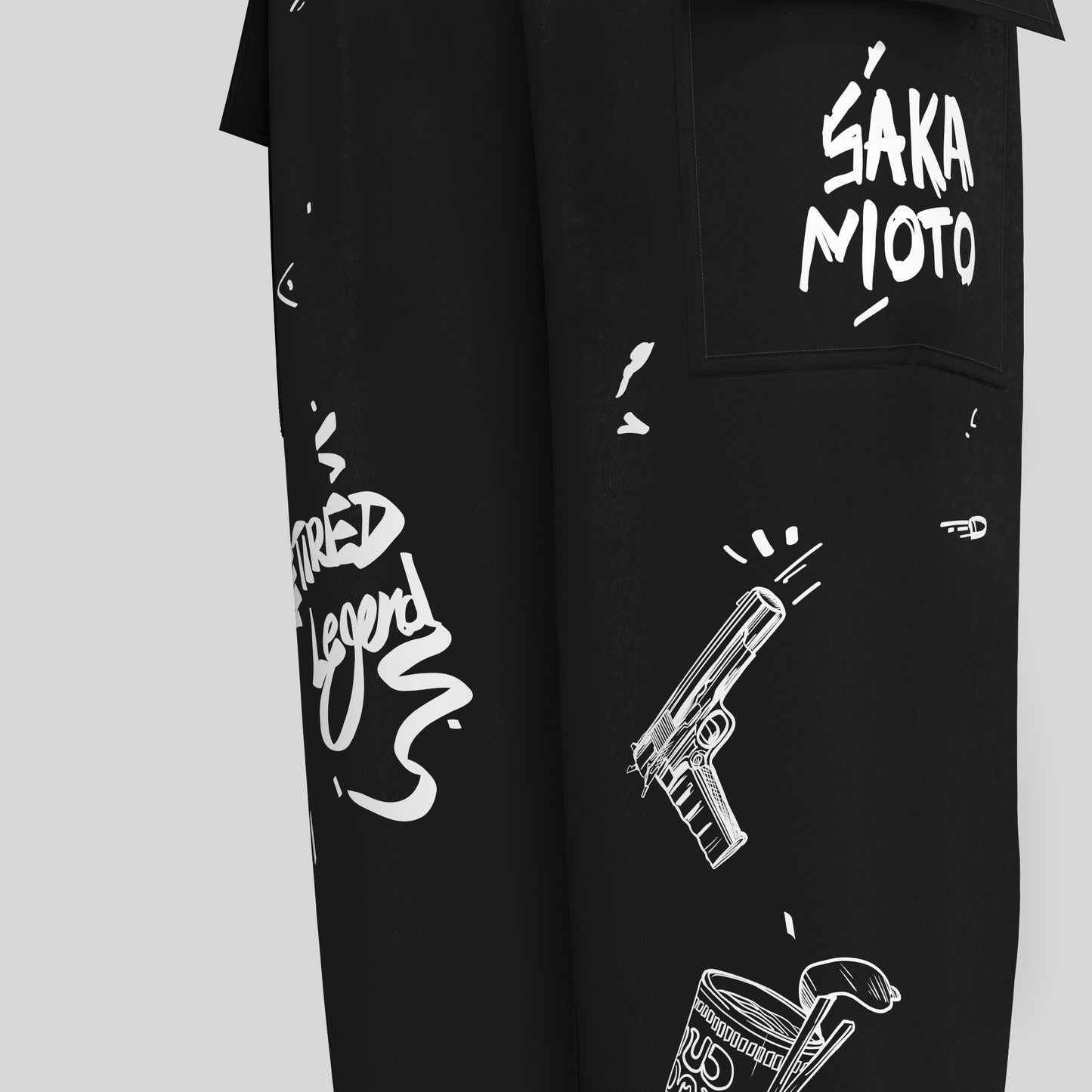 (Pre-order) Sakamoto Days – “Retired Legend” Cargo Joggers