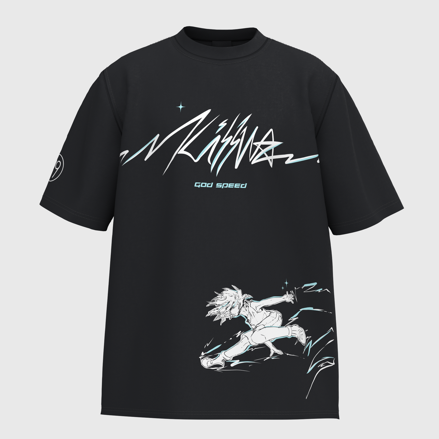Killua "God Speed" Oversized Tee