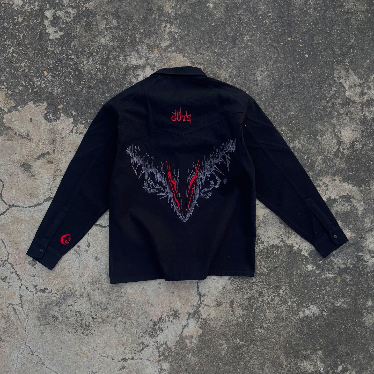 Guts Black Shirt - Beserk