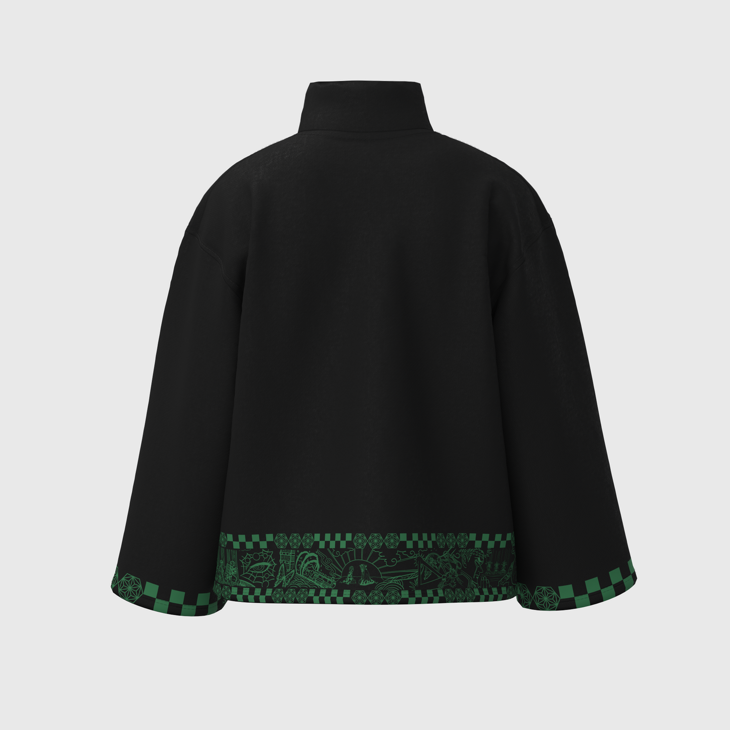 Tanjiro - Arcs on Thread Zip up Jacket