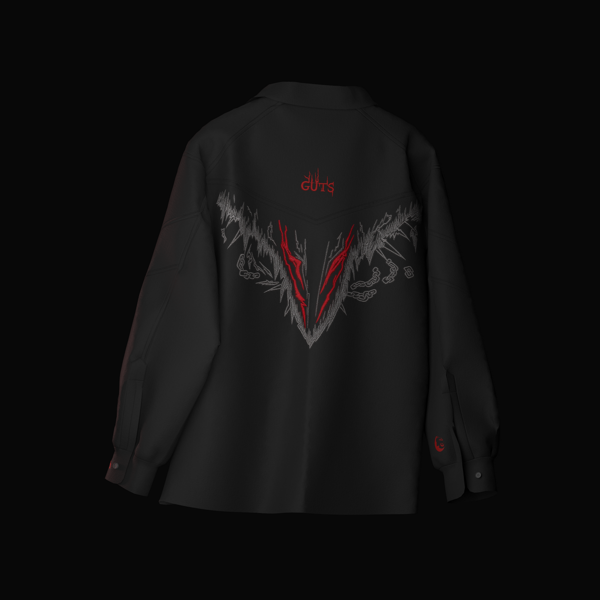 Guts Black Shirt - Beserk
