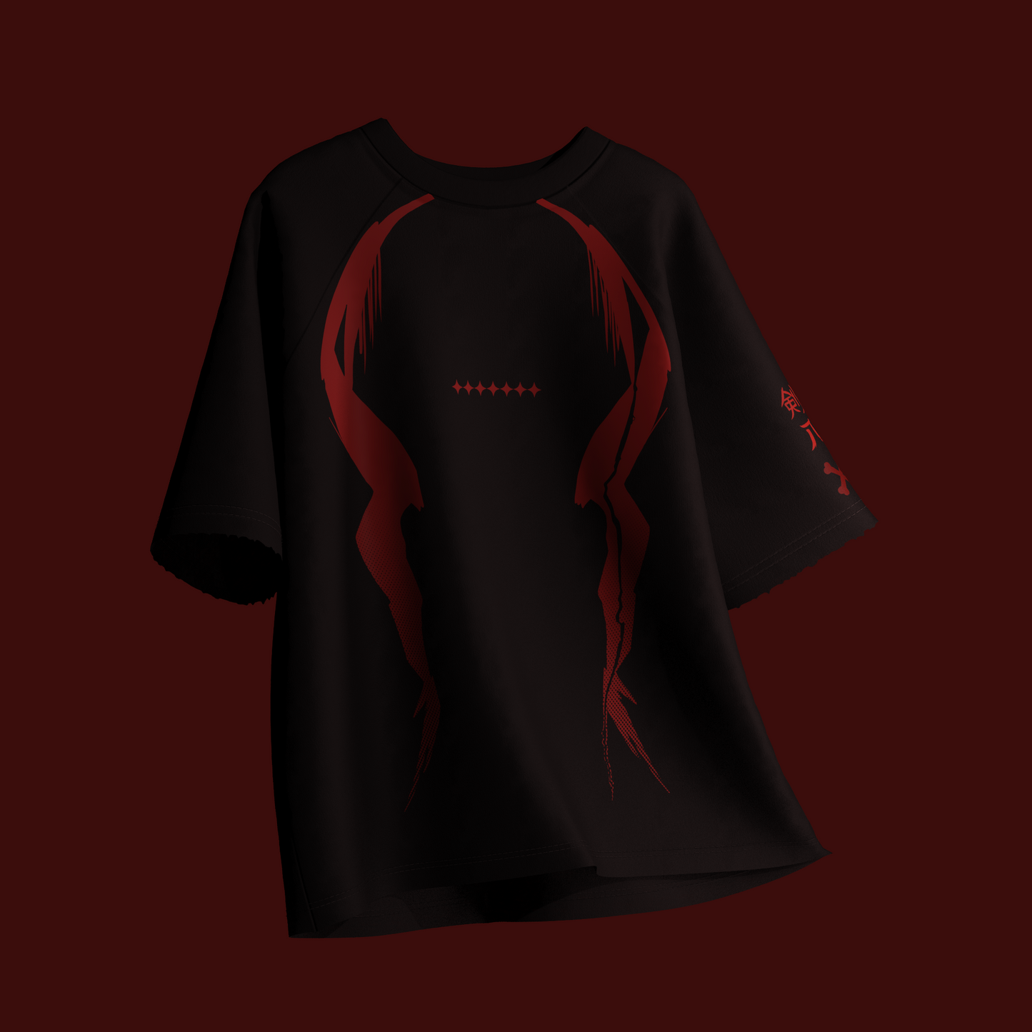 Kenpachi Zaraki Weathered Bone Tee