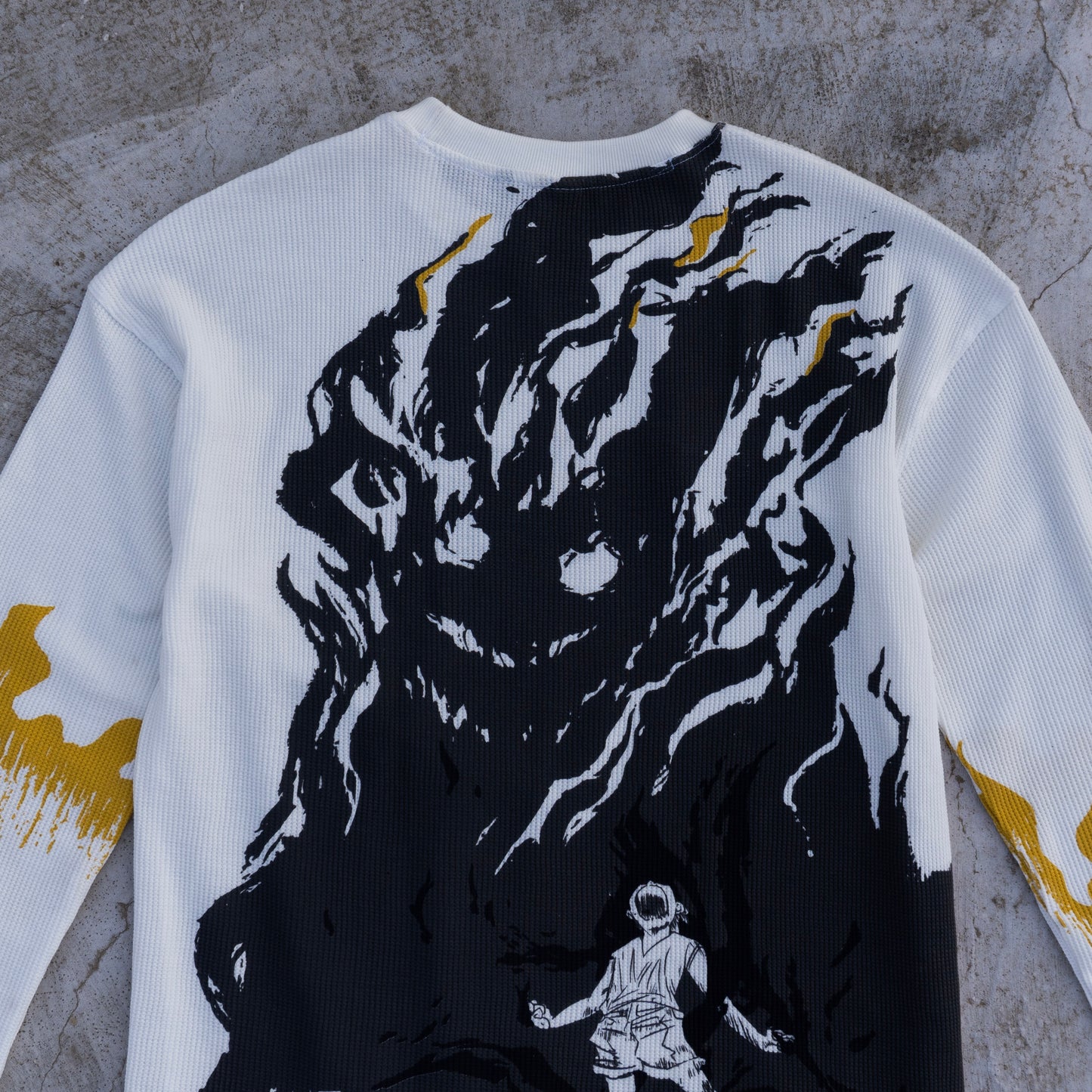 Gon Rage Cropped waffle Tee