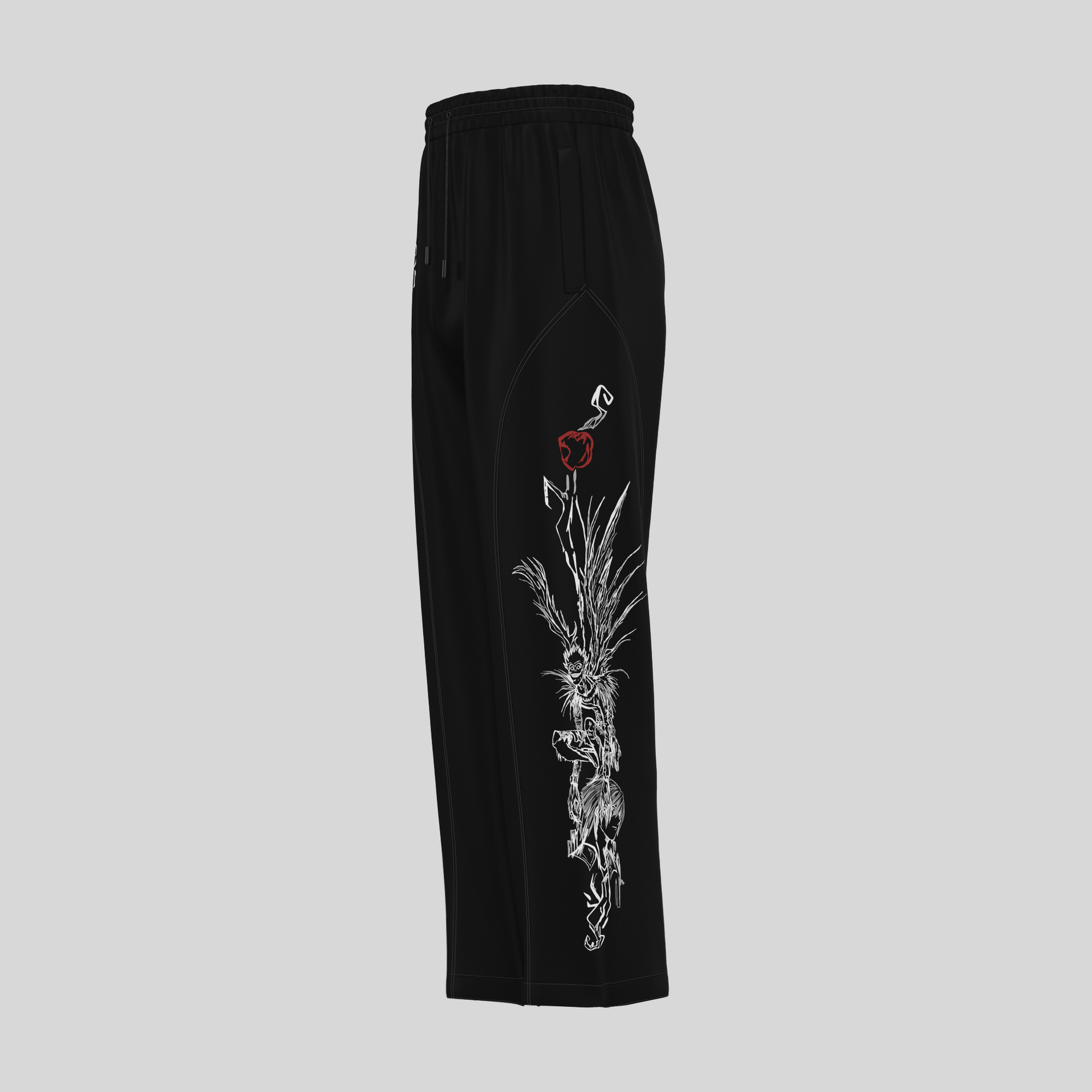 Death Note – “Shinigami's Rose” Wide-Leg Pants – oniisaab